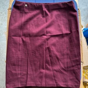 Wine colored pencil skirt size small LAUREN Ralph Lauren